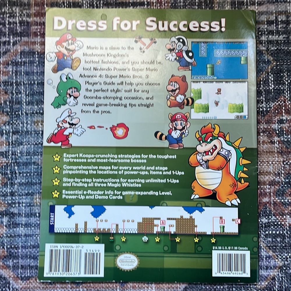 Super Mario 3. Game Boy advance. Official Nintendo players guide. Clean Book- - Picture 2 of 8
